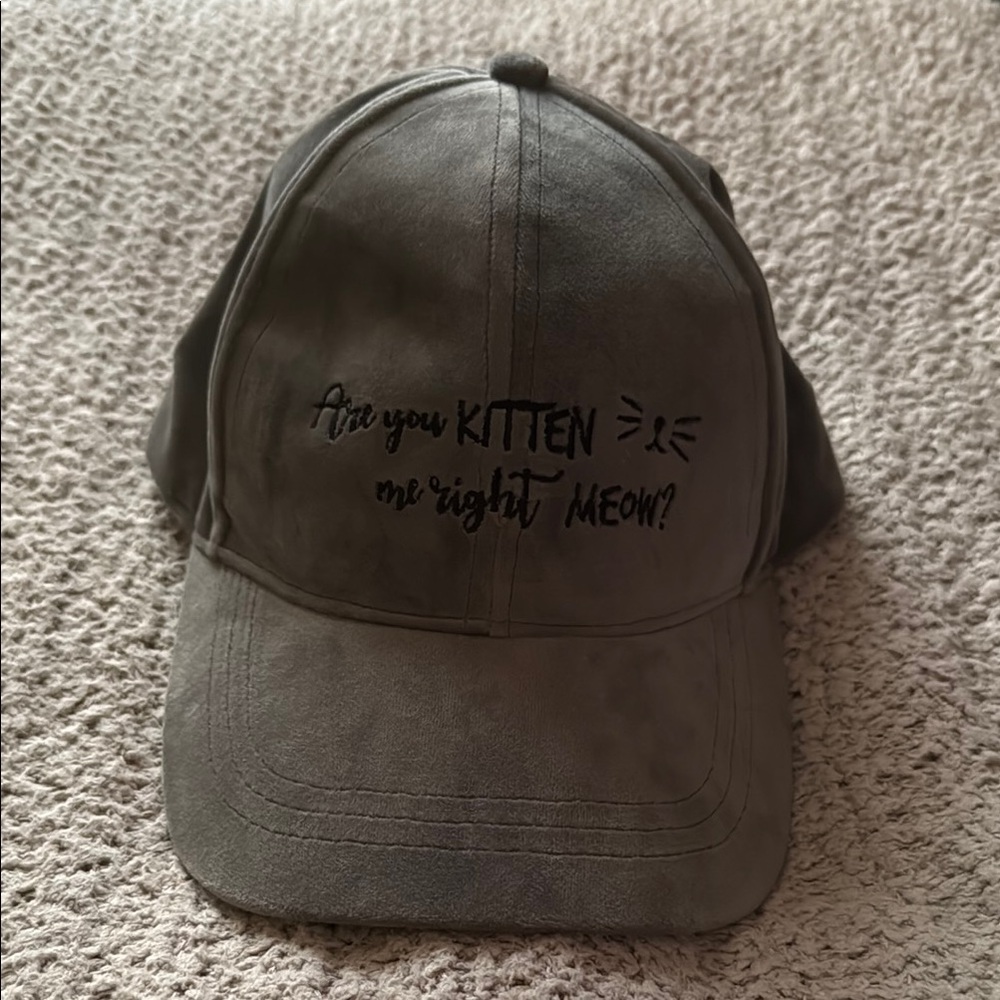 David and Young Kitten Hat